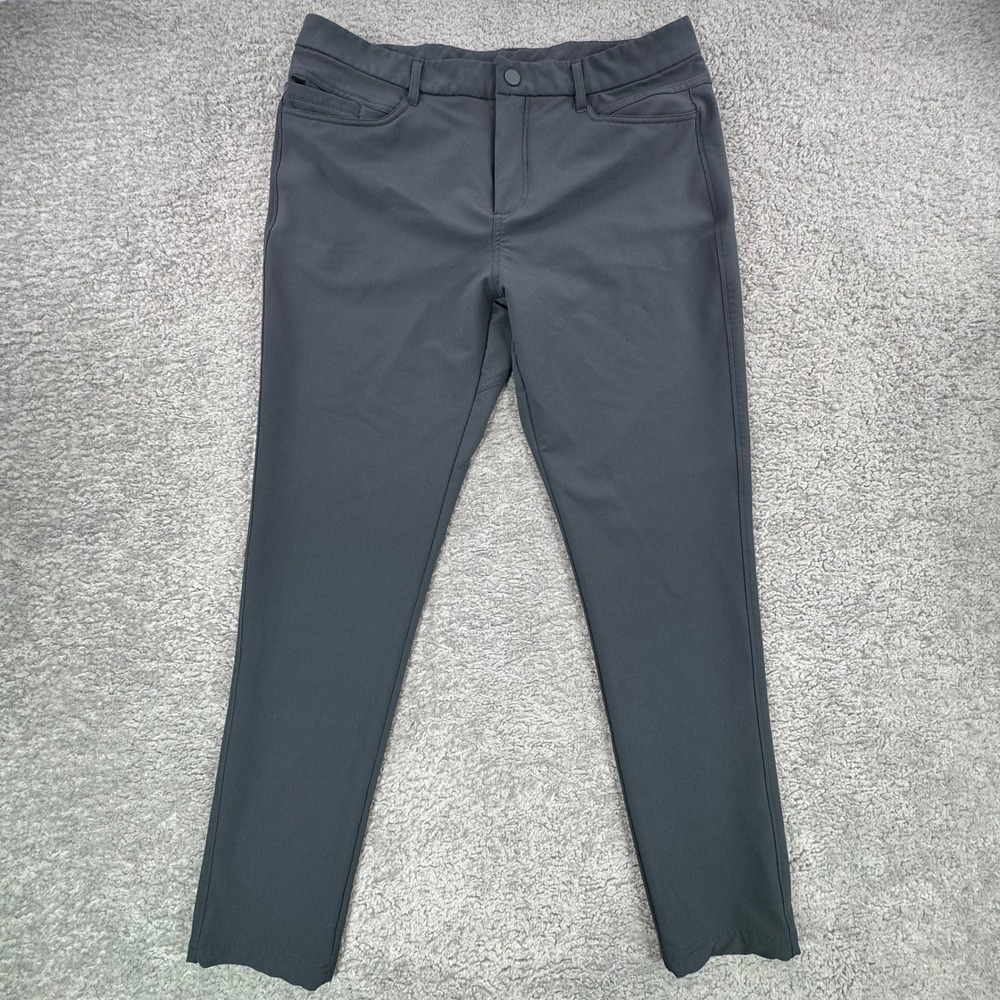 Kyodan Outdoor Mens Performance Pants Charcoal Gray Stretch Hiking Golf Size 36